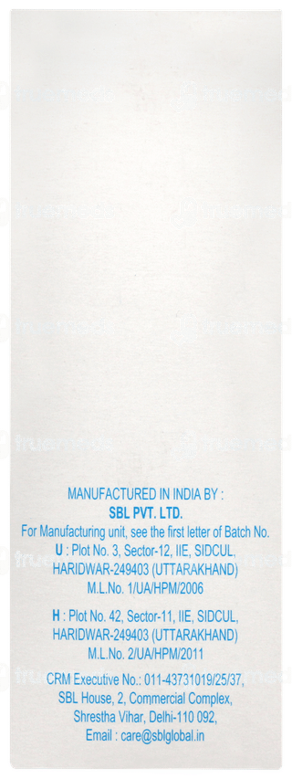 Sbl Ocimum Canum Q Mother Tincture 30ml