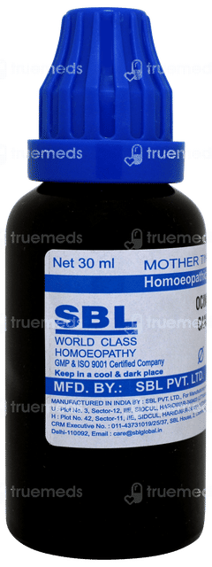 Sbl Ocimum Canum Q Mother Tincture 30ml Sbl Ocimum Canum Q Mother Tincture 30ml
