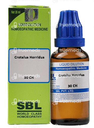 Sbl Crotalus Horridus 30 Ch Dilution 30 ML