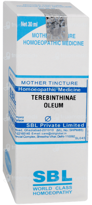 Sbl Terebinthinae Oleum Q Mother Tincture 30ml