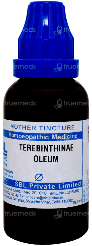 Sbl Terebinthinae Oleum Q Mother Tincture 30ml
