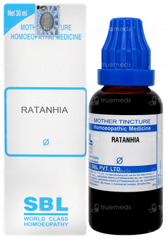 Sbl Ratanhia Q Mother Tincture 30ml