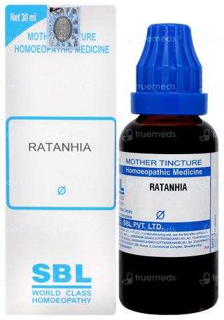Sbl Ratanhia Q Mother Tincture 30ml