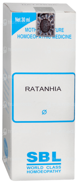 Sbl Ratanhia Q Mother Tincture 30ml