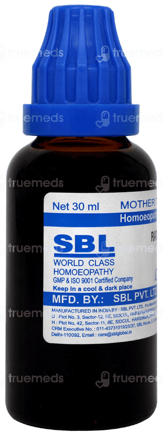 Sbl Ratanhia Q Mother Tincture 30ml