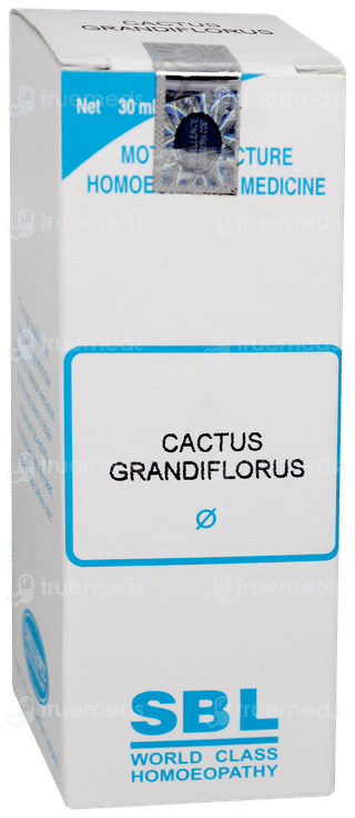 Sbl Cactus Grandiflorus Q Mother Tincture 30ml