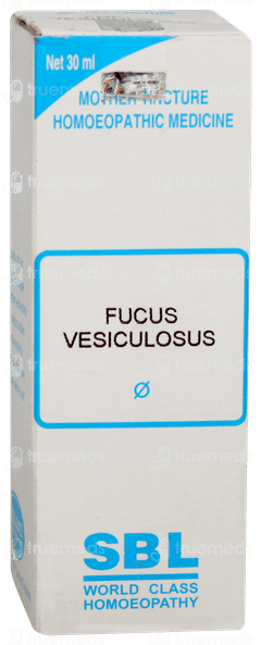 Sbl Fucus Vesiculosus Q Mother Tincture 30ml