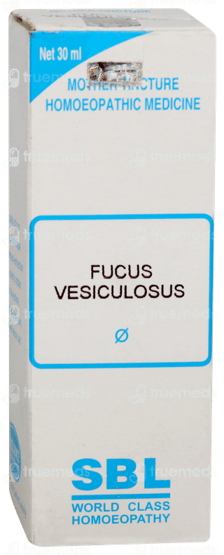 Sbl Fucus Vesiculosus Q Mother Tincture 30ml