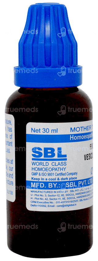 Sbl Fucus Vesiculosus Q Mother Tincture 30ml