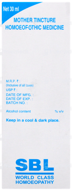 Sbl Myrica Cerifera Mother Tincture 30ml