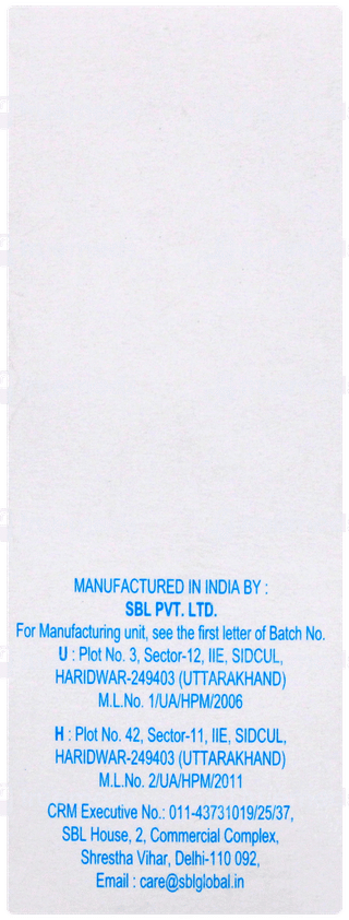 Sbl Myrica Cerifera Mother Tincture 30ml