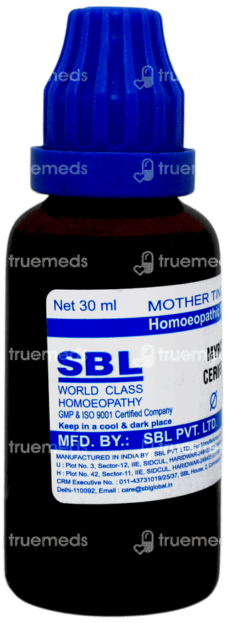 Sbl Myrica Cerifera Mother Tincture 30ml