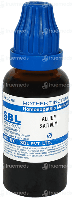Sbl Allium Sativum Q Mother Tincture 30ml