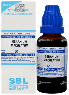 Sbl Geranium Maculatum Q Mother Tincture 30ml