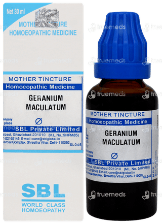 Sbl Geranium Maculatum Q Mother Tincture 30ml