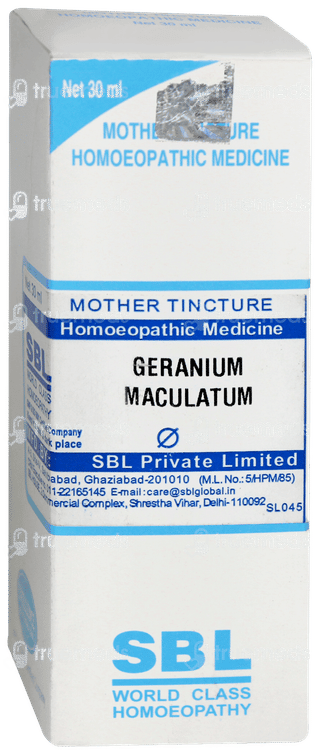 Sbl Geranium Maculatum Q Mother Tincture 30ml