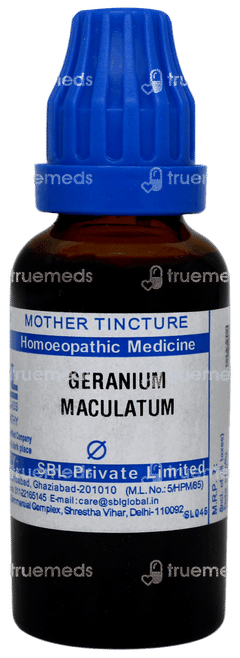 Sbl Geranium Maculatum Q Mother Tincture 30ml Sbl Geranium Maculatum Q Mother Tincture 30ml