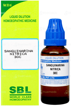 Sbl Sanguinarina Nitrica 30c Dilution 30ml