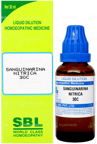 Sbl Sanguinarina Nitrica 30c Dilution 30ml