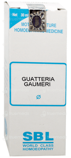 Sbl Guatteria Gaumeri Q Mother Tincture 30Ml Sbl Guatteria Gaumeri Q Mother Tincture 30Ml