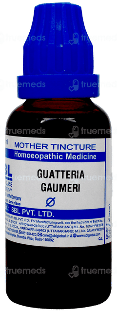 Sbl Guatteria Gaumeri Q Mother Tincture 30Ml Sbl Guatteria Gaumeri Q Mother Tincture 30Ml