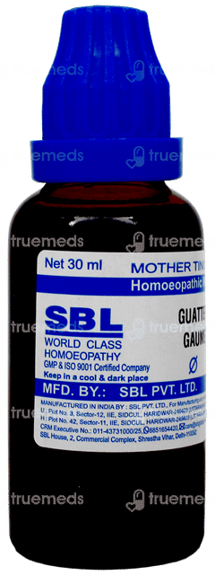 Sbl Guatteria Gaumeri Q Mother Tincture 30Ml Sbl Guatteria Gaumeri Q Mother Tincture 30Ml