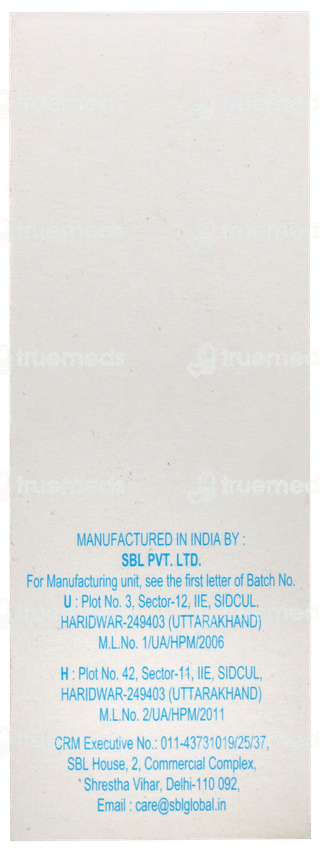 Sbl Gentiana Lutea Q Mother Tincture 30 ML