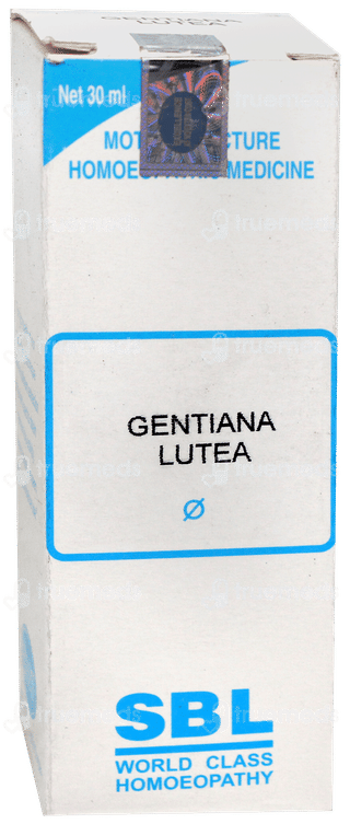 Sbl Gentiana Lutea Q Mother Tincture 30 ML