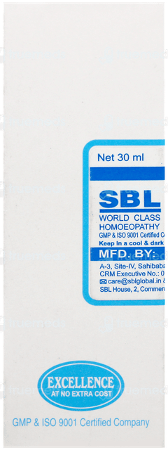 Sbl Spiritus Quer Glandium Q Mother Tincture 30Ml