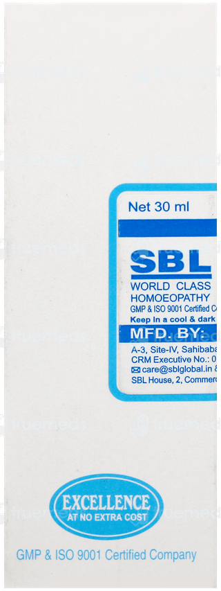 Sbl Spiritus Quer Glandium Q Mother Tincture 30Ml