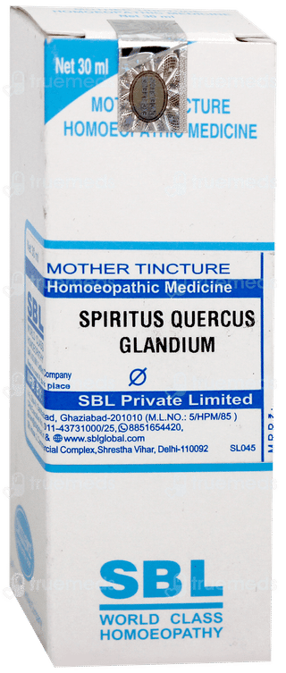 Sbl Spiritus Quer Glandium Q Mother Tincture 30Ml