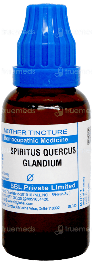 Sbl Spiritus Quer Glandium Q Mother Tincture 30Ml