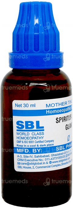 Sbl Spiritus Quer Glandium Q Mother Tincture 30Ml
