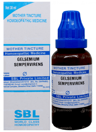 Sbl Gelsemium Sempervirens Q Mother Tincture 30ml