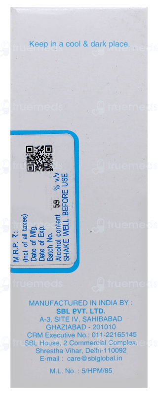 Sbl Gelsemium Sempervirens Q Mother Tincture 30ml