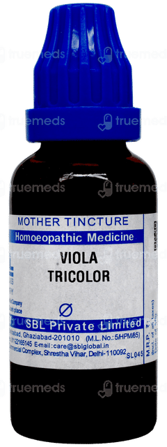 Sbl Viola Tricolor Q Mother Tincture 30 ML