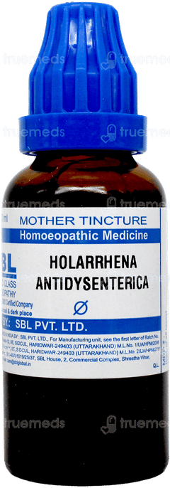 Sbl Holarrhena Antidysenterica Q Mother Tincture 30ml