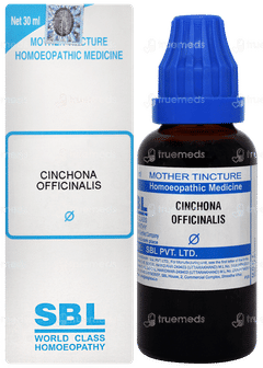 Sbl Cinchona Officinalis Q Mother Tincture 30ml