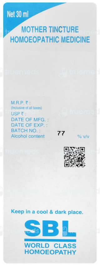 Sbl Cinchona Officinalis Q Mother Tincture 30ml