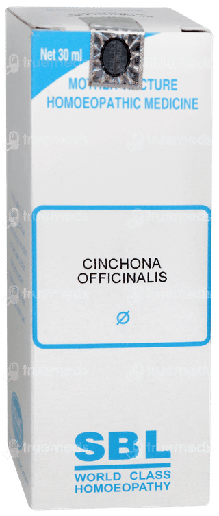Sbl Cinchona Officinalis Q Mother Tincture 30ml