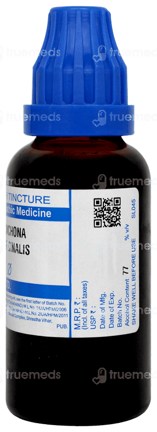 Sbl Cinchona Officinalis Q Mother Tincture 30ml
