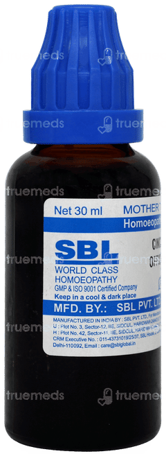 Sbl Cinchona Officinalis Q Mother Tincture 30ml