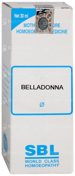 Sbl Belladonna Q Mother Tincture 30 ML