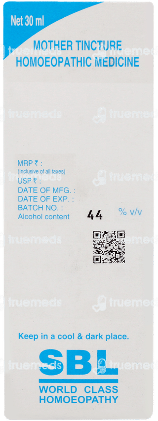 Sbl Belladonna Q Mother Tincture 30 ML