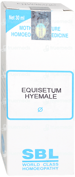 Sbl Equisetum Hyemale Q Mother Tincture 30ml