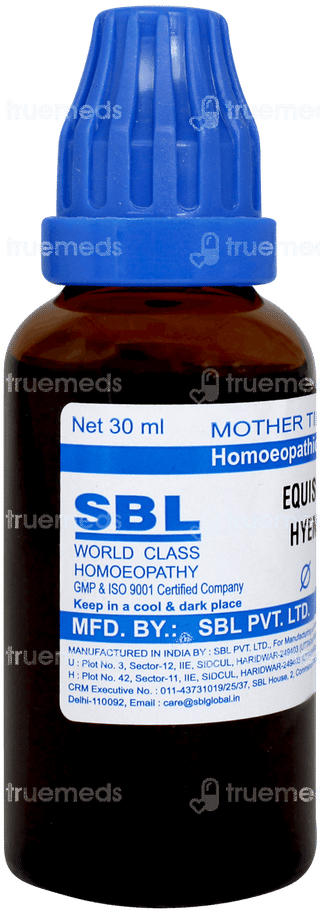 Sbl Equisetum Hyemale Q Mother Tincture 30ml