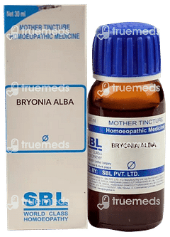 Sbl Bryonia Alba Q Mother Tincture 30 ML