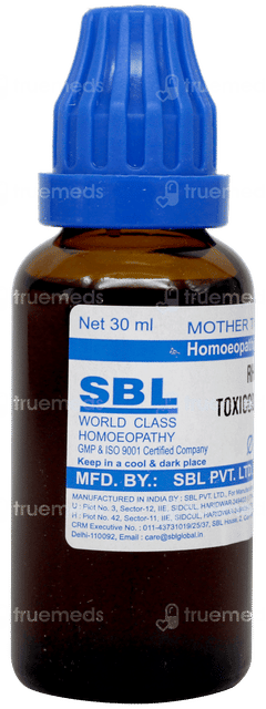Sbl Rhus Toxicodendron Q Mother Tincture 30ml