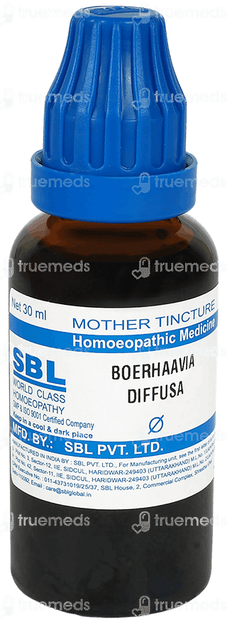 Sbl Boerhaavia Diffusa Mother Q Tincture 30 ML