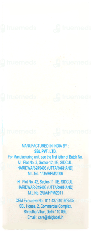 Sbl Boerhaavia Diffusa Q Mother Tincture 30ml